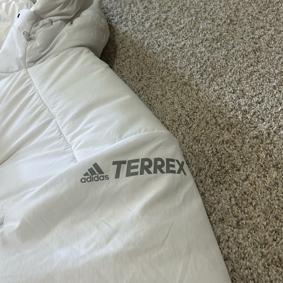 NWT Adidas Terrex My Shelter cold.rdy Jacket Women’s White Puffer Jacket Goose L - Picture 6 of 16